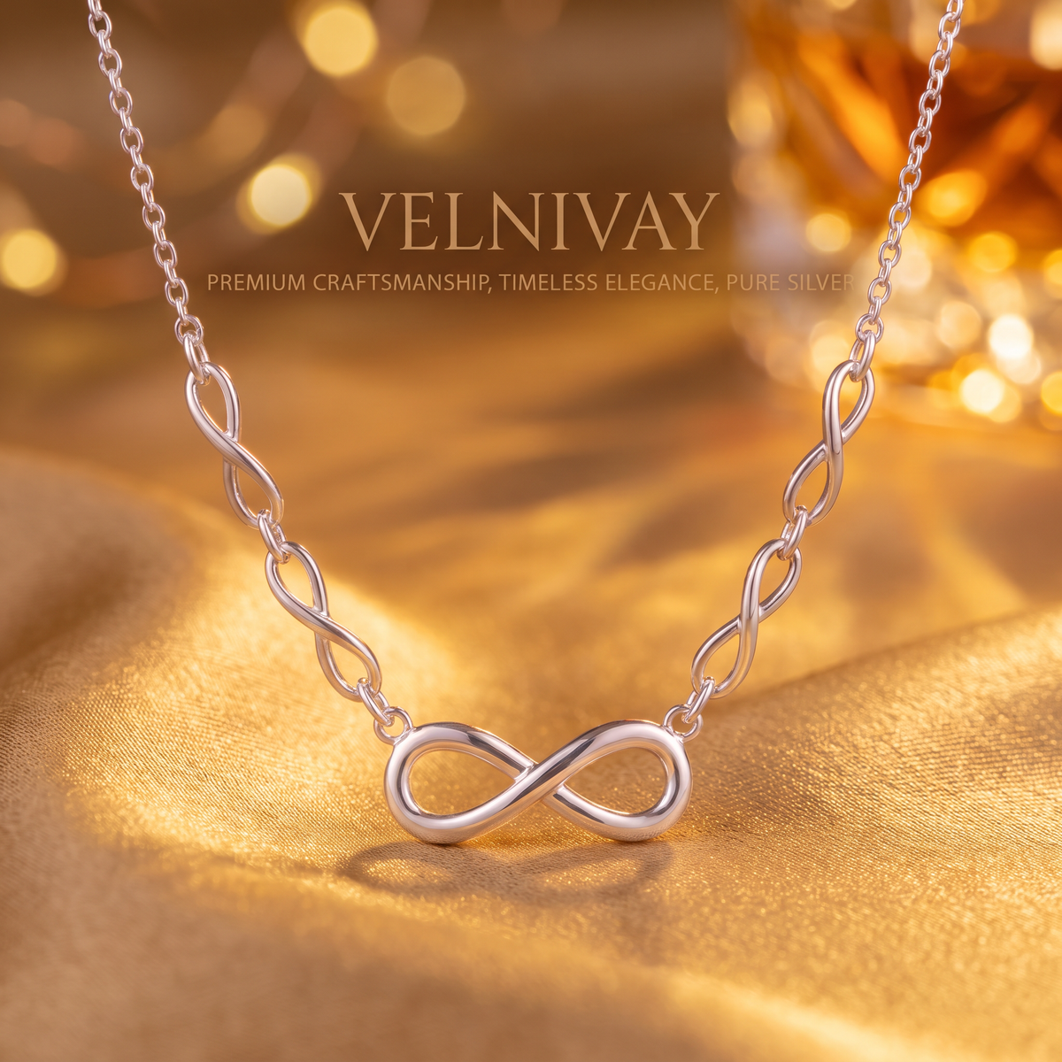 VELNIVAY Infinity Link Necklace