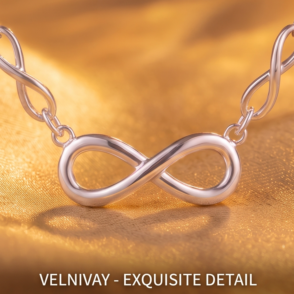 VELNIVAY Infinity Link Necklace