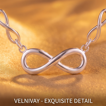 VELNIVAY Infinity Link Necklace