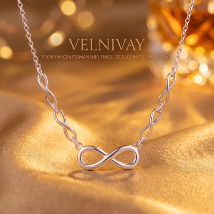 VELNIVAY Infinity Link Necklace