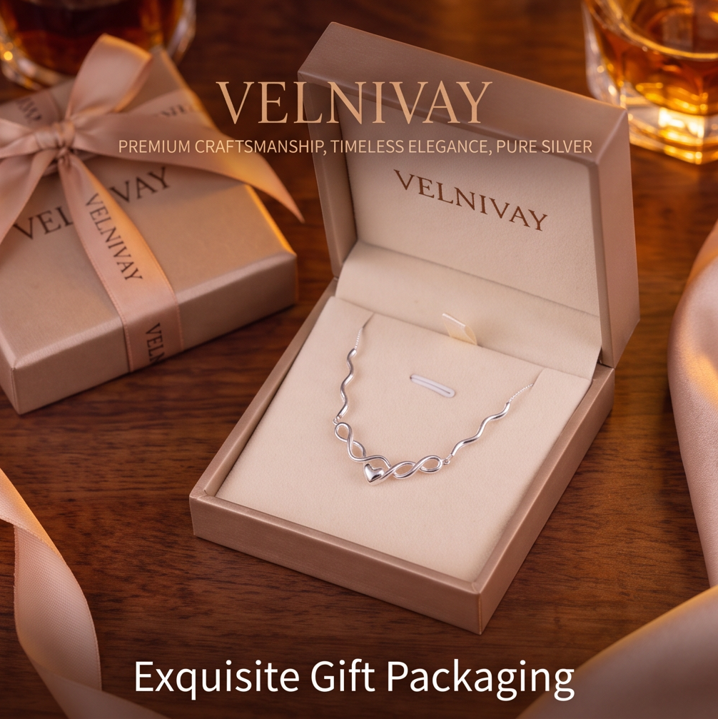 VELNIVAY Eternia Infinity Heart Necklace