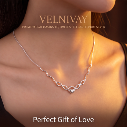 VELNIVAY Eternia Infinity Heart Necklace