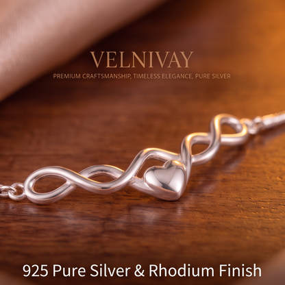 VELNIVAY Eternia Infinity Heart Necklace