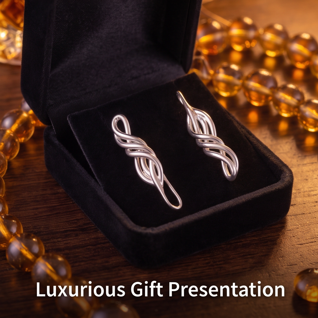 VELNIVAY Intertwined Flow Earrings