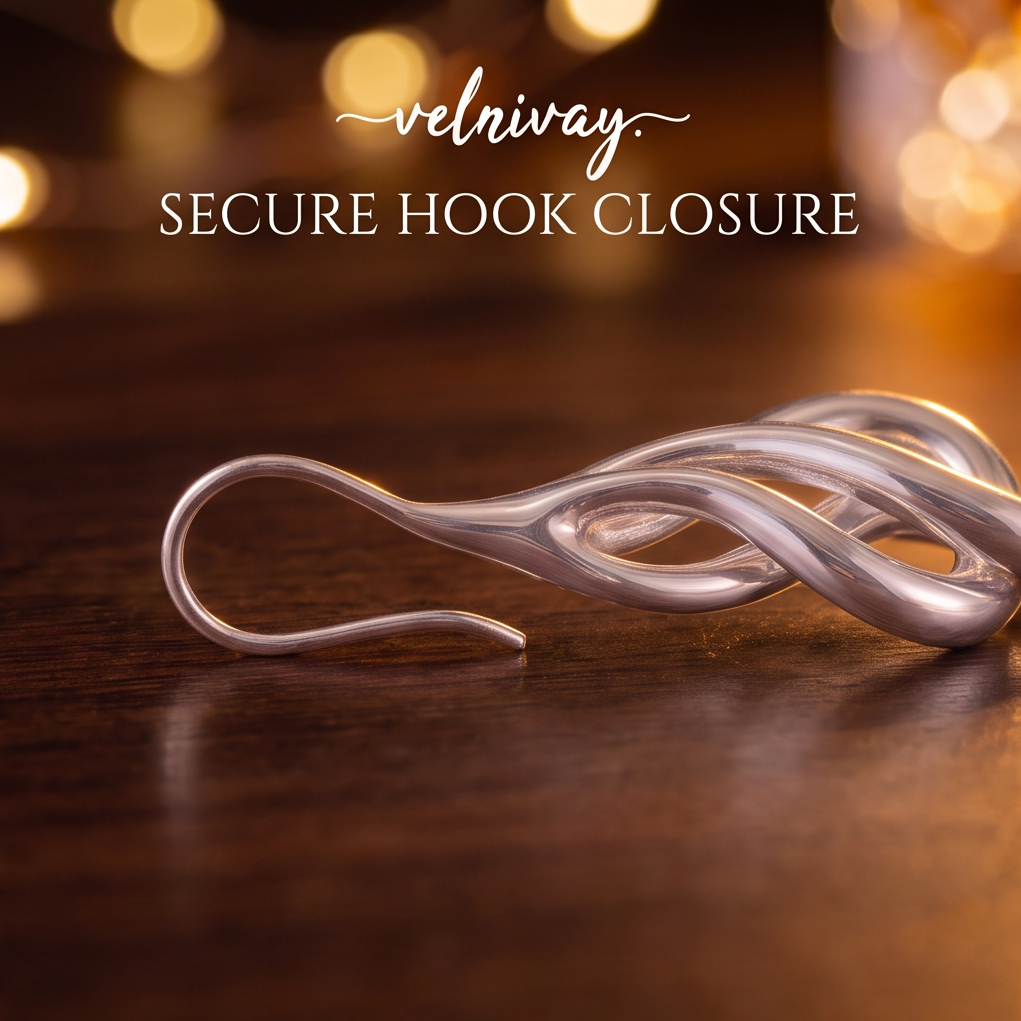 VELNIVAY Infinity Knot Earrings — Timeless Sterling Silver Statement Earrings