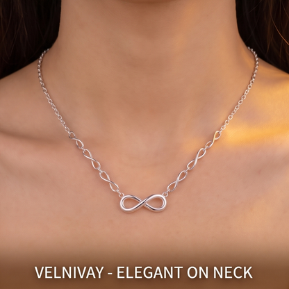 VELNIVAY Infinity Link Necklace