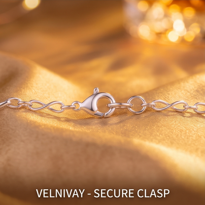 VELNIVAY Infinity Link Necklace